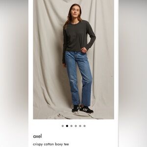 Perfect white tee Axel long sleeve